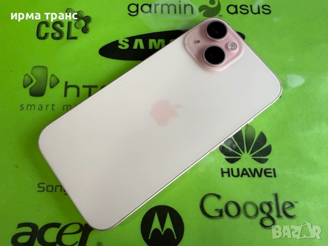 iPhone 15 Barbie 128gb фабрично отключен.Гаранция