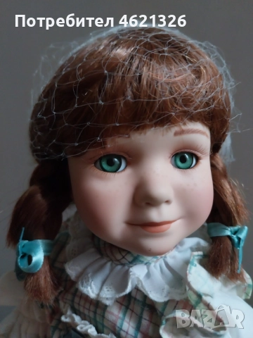 Винтидж порцеланова кукла Саманта от колекция Джордж, сертификат, снимка 17 - Декорация за дома - 52069302