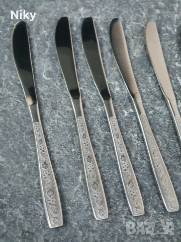 Руски трапезни ножове от едно време , снимка 5 - Прибори за хранене, готвене и сервиране - 51670585