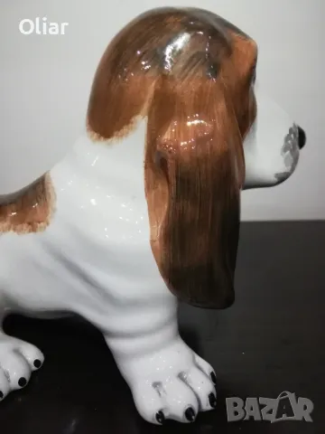 Много красива фигурка на куче от порцелан. Италия. , снимка 3 - Колекции - 49020781
