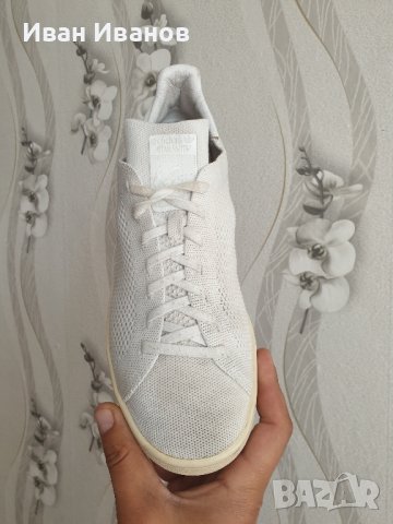 маратонки  ADIDAS ORIGINALS STAN SMITH PRIMEKNIT "TRIPLE WHITE" номер 42.5-43 1/3, снимка 7 - Маратонки - 41376844