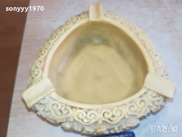 МАСИВЕН ПЕПЕЛНИК ОТ ФРАНЦИЯ 1003241654, снимка 3 - Антикварни и старинни предмети - 44698210