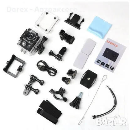 Камера DVR екшън за каска 4K Ultra HD, снимка 6 - Аксесоари и консумативи - 55834366