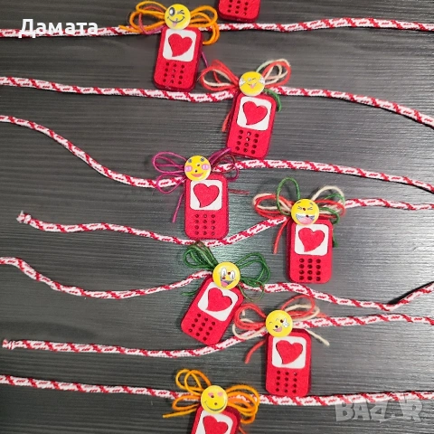 Ръчно изработени Мартеници за ръка и сувенири , снимка 8 - Декорация за дома - 49250399