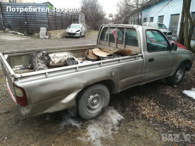 На части Toyota Hilux 2.5 TD Тойота Хайлукс задно предаване пикап, снимка 2 - Автомобили и джипове - 48809063
