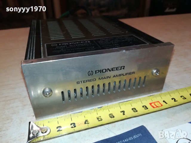PIONEER GM-40 STEREO MAIN AMPLIFIER 12V CAR AUDIO-ВНОС SWISS 2908231043, снимка 6 - Ресийвъри, усилватели, смесителни пултове - 42007284