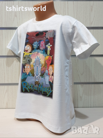 Нова детска тениска с дигитален печат Рик и Морти (Rick & Morty), снимка 8 - Детски тениски и потници - 36350217