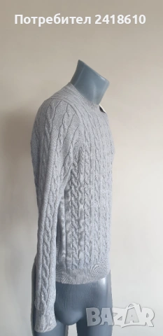 Gant  Cable Cotton / Knit C - Neck Mens Size XS - S НОВО! ОРИГИНАЛ! Мъжки Пуловер!, снимка 15 - Пуловери - 53339767