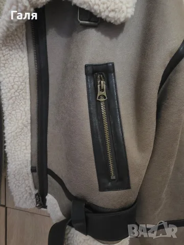 Яке с каракул ZARA, снимка 3 - Якета - 55962400