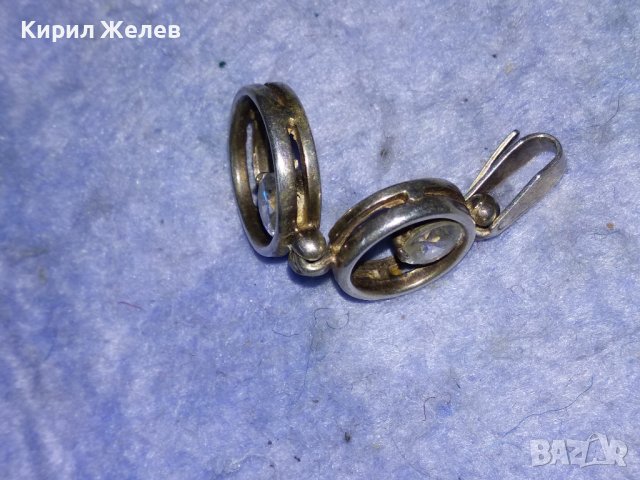 СКЪПОЦЕНЕН СРЕБЪРЕН ФешънАРТ ПЕНДАНТ СРЕБРО925 сФАСЕТИРАНИ ЦИРКОНИ ЧАСТ от БИЖУТЕРИЕН КОМПЛЕКТ 32128, снимка 10 - Колиета, медальони, синджири - 40576754