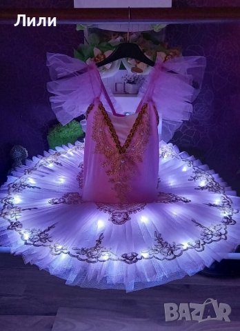 Розова детска рокля/пачка за балет, снимка 17 - Детски рокли и поли - 36881118