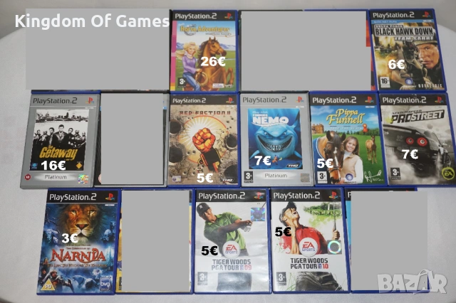 Игри за PS2 Barbie Horse/Delta Force/Red Faction 2/Finding Nemo/NFS Pro Street/Tiger Woods 10