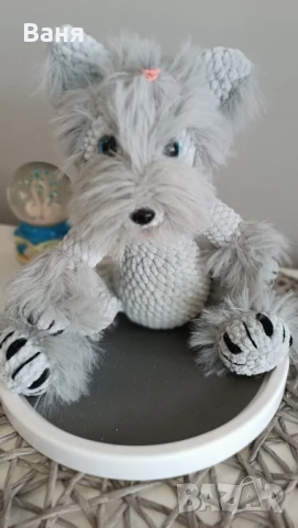 Ръчно плетено Йорки, снимка 7 - Декорация за дома - 50581173
