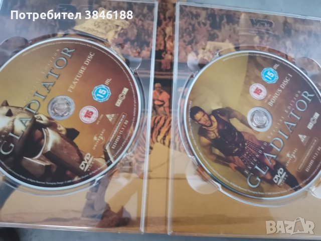 GLADIATOR - 3 DISC EXTENDED SPECIAL EDITION, снимка 3 - DVD филми - 42367988
