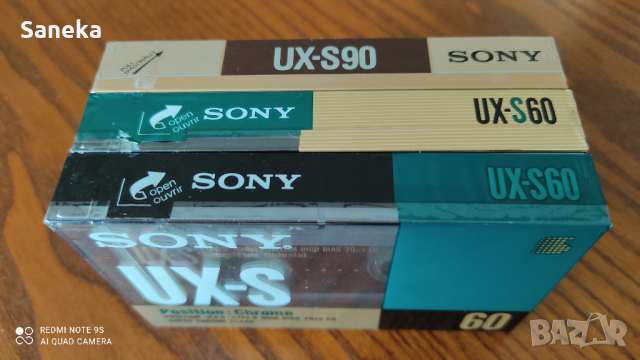 SONY UX-S 60,90, снимка 4 - Аудио касети - 36238595