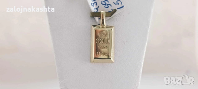 Нова Златна висулка кюлче-1,49гр