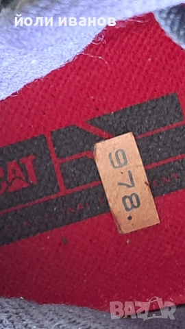 Katerpilar-CAT-кожени брутални обувки 40 номер, снимка 8 - Маратонки - 53783783