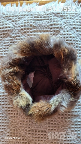 шапка с естествен косъм, снимка 2 - Шапки - 53091008