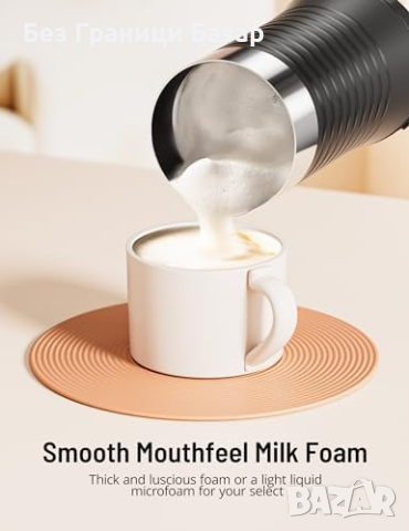 Нов Уред за разпенване / затопляне на мляко Млечна пяна за секунди Кафе, снимка 4 - Други - 44572112