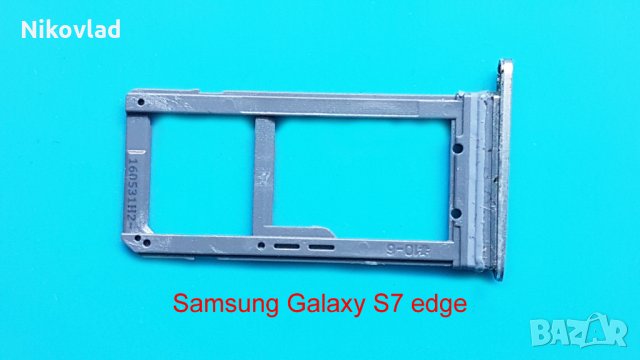 Сим и sd държач Samsung Galaxy S7 edge, снимка 2 - Резервни части за телефони - 35802726