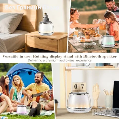 Нов Безжичен високоговорител 8W + дисплей платформа + 7 RGB светлини, снимка 6 - Bluetooth тонколони - 51108855