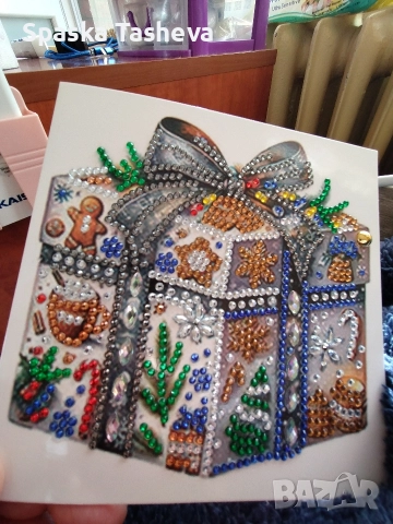 Диамантени коледни картички , снимка 16 - Други - 52764319