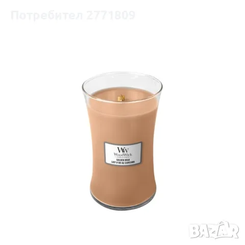 WoodWick ароматна свещ Golden Milk