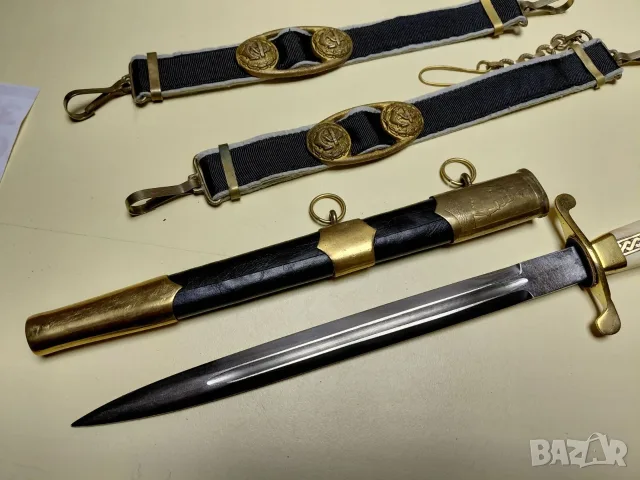 Кортик на Военноморския флот 6 обр.1951г., снимка 11 - Колекции - 56074174