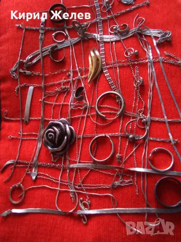 100 грама сребърни накити за поправка за реставрация за части или за материал 50637, снимка 12 - Колиета, медальони, синджири - 50239335