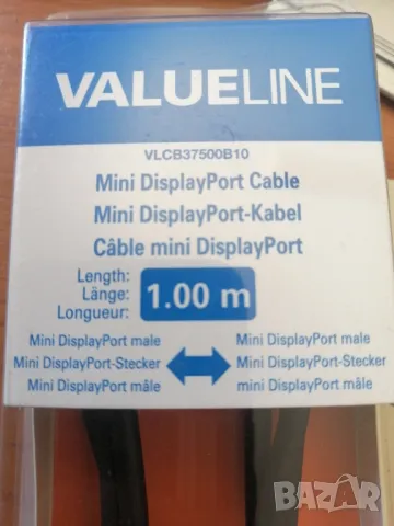 Кабел Mini DisplayPort 1метър., снимка 2 - Кабели и адаптери - 47319867