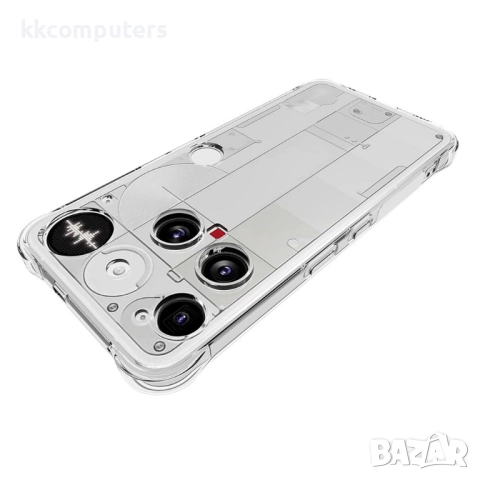 WANLONFENG Защитен TPU Калъф за Nothing Phone (3) 5G- 4 ъглова защита, вкл. 2 броя Стъклени протекто, снимка 4 - Калъфи, кейсове - 52659536