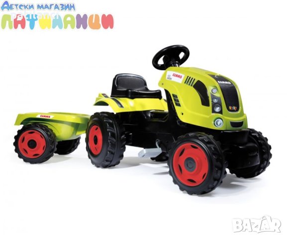 Трактор с педали и ремарке Smoby XL Claas Arion 7600710114, снимка 1 - Детски велосипеди, триколки и коли - 42197748