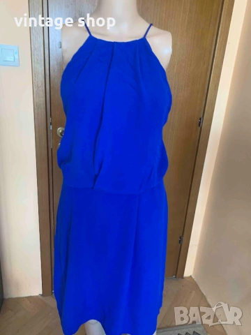 Рокля в кобалтово синьо Samsøe Samsøe