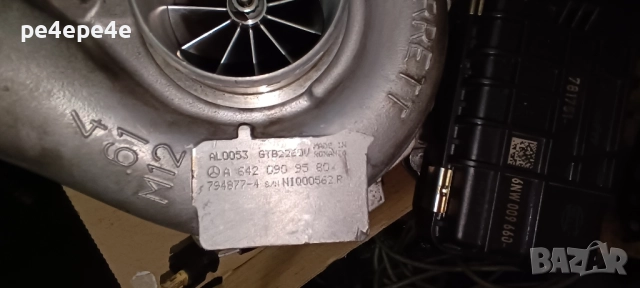 Двоен хибрид Gtb2871vklr лагерно за мерцедес, снимка 2 - Части - 52507464