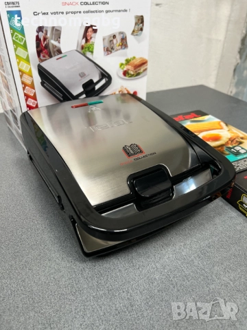 Уред за сандвичи и гофрети Tefal Snack Collection SW853D12, 700W, снимка 3 - Гофретници - 52184017