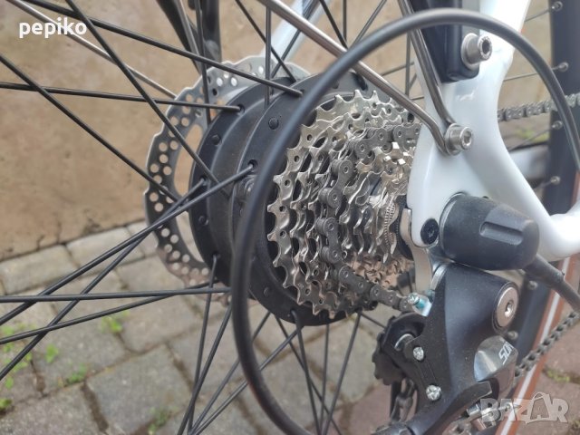 Продавам колела внос от Германия електрически велосипед DELUXE SPRINT CITY28 преден амортисьор,диск, снимка 2 - Велосипеди - 40552431