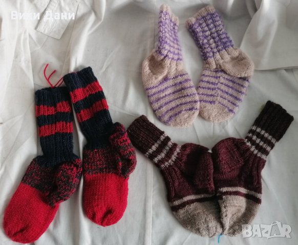 Swiss плетени вълнени детски чорапи терлици, снимка 1 - Чорапи - 38814284