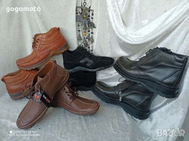 Боти, мъжки боти НОВИ, 💯% ВИСОКОКАЧЕСТВЕНА ЕСТЕСТВЕНА КОЖА , снимка 9 - Мъжки боти - 47426013