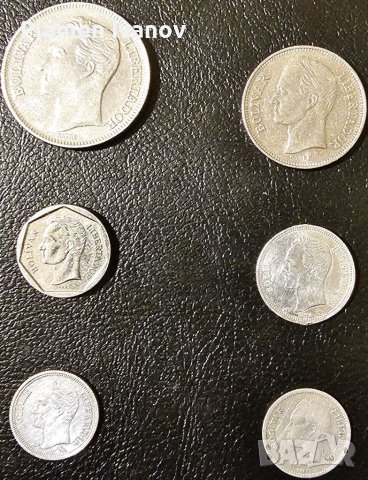 Стари монети от Венецуела в добро състояние сребро, снимка 2 - Нумизматика и бонистика - 40197438