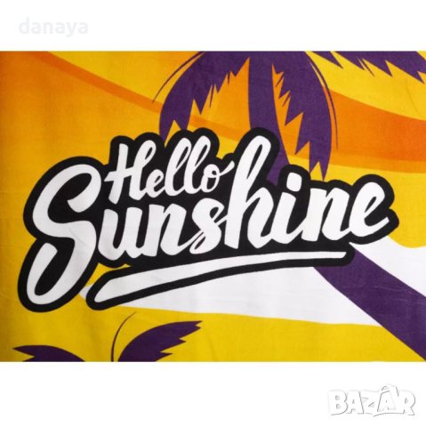 3760 Плажна кърпа Hello Sunshine, 150x70 cm, снимка 3 - Хавлиени кърпи - 41021560