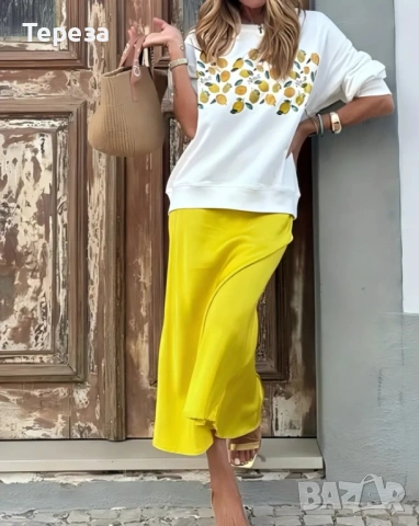 🆕️ Дамски сатенени поли /L, снимка 7 - Поли - 53755851