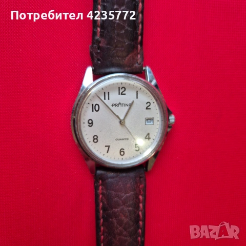 Колекционерски кварцов винтидж часовник PRATINA. 