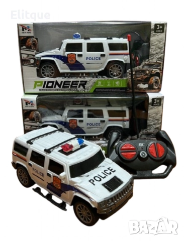 Полицейски джип с дистанционно управление, снимка 5 - Коли, камиони, мотори, писти - 52745163