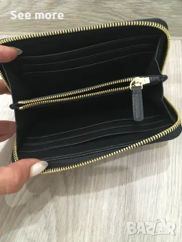 Emporio Armani портфейл естествена кожа, снимка 6 - Портфейли, портмонета - 56074964