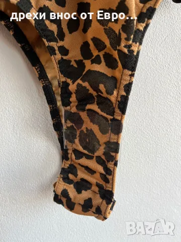 Pretty Little Thing XS леопардово боди , снимка 4 - Корсети, бюстиета, топове - 50085875