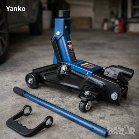 Хидравличен крик „крокодил“ 3 тона – мобилен с колела