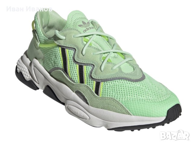 маратонки  adidas Originals Ozweego Glow Green номер 43 ,5-44, снимка 2 - Маратонки - 41717988