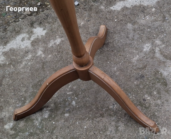 Висока лампа за 3 крушки с абажур (който липсва), снимка 4 - Лампиони - 51991119