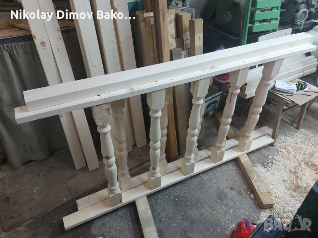 Части за парапет / парапети от дърво, снимка 4 - Облицовки - 36007578