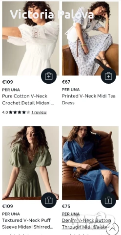 Ленена рокля PER UNA Англия, снимка 10 - Рокли - 50937564